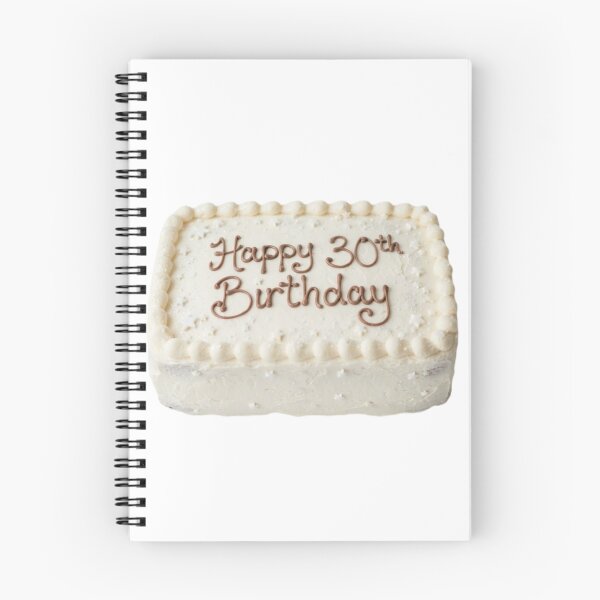 Item preview, Happy 30th birthday 30 cute adorable cake party vanilla white kawaii designed and sold by CheeseBlueprint.