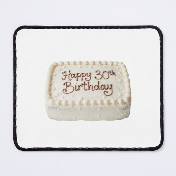 Item preview, Happy 30th birthday 30 cute adorable cake party vanilla white kawaii designed and sold by CheeseBlueprint.