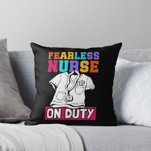 Item preview, Fearless Nurse On Duty Retro Graphic designed and sold by zeunerdzmowrisl.