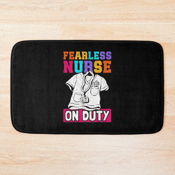 Item preview, Fearless Nurse On Duty Retro Graphic designed and sold by zeunerdzmowrisl.