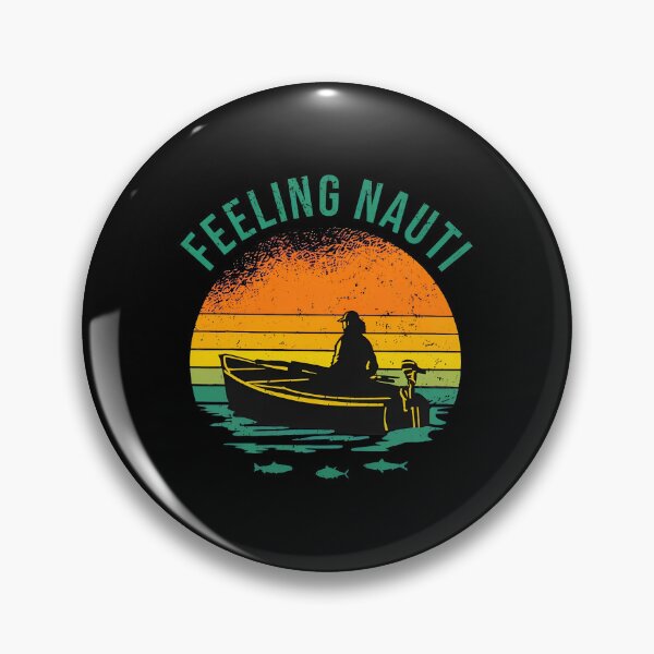 Item preview, Feeling Nauti Boat Sunset Fishing Retro Graphic designed and sold by hudmondvnilan.