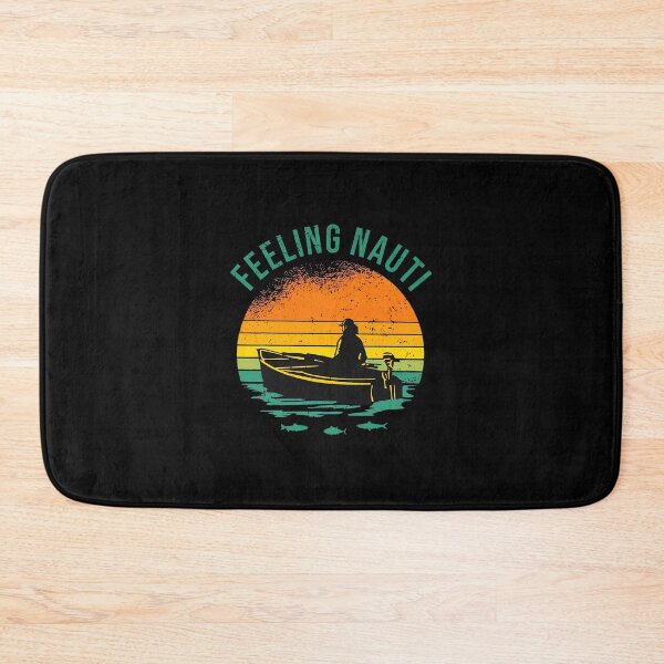Item preview, Feeling Nauti Boat Sunset Fishing Retro Graphic designed and sold by hudmondvnilan.