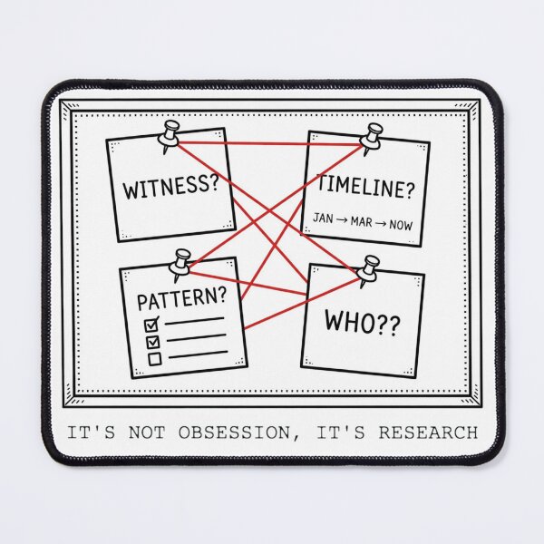 Item preview, Obsession Research designed and sold by GeeklyShirts.