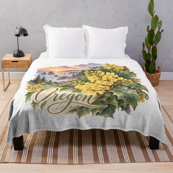 Item preview, Oregon Grape Pacific Coast Sunset designed and sold by Whimspired By Paxx.