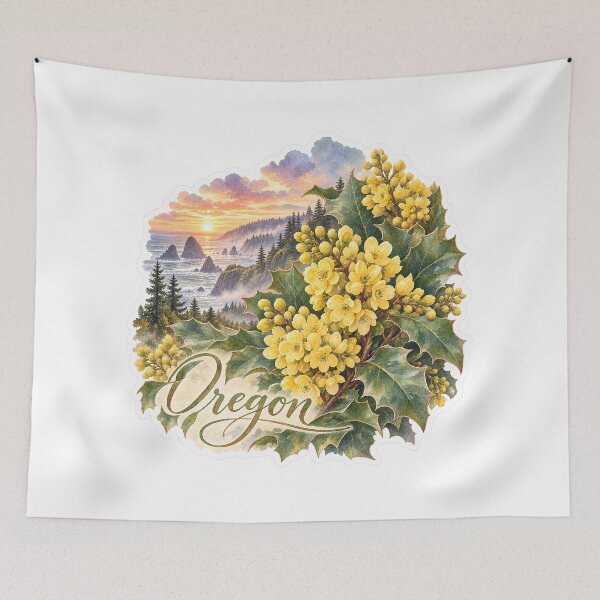 Item preview, Oregon Grape Pacific Coast Sunset designed and sold by Whimspired By Paxx.