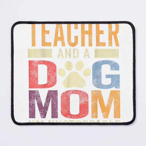 Item preview, Funny Teacher Dog Mom Shirt Teacher And A Dog Mom Pet Lover T-Shirt designed and sold by VendaVirtualVip.