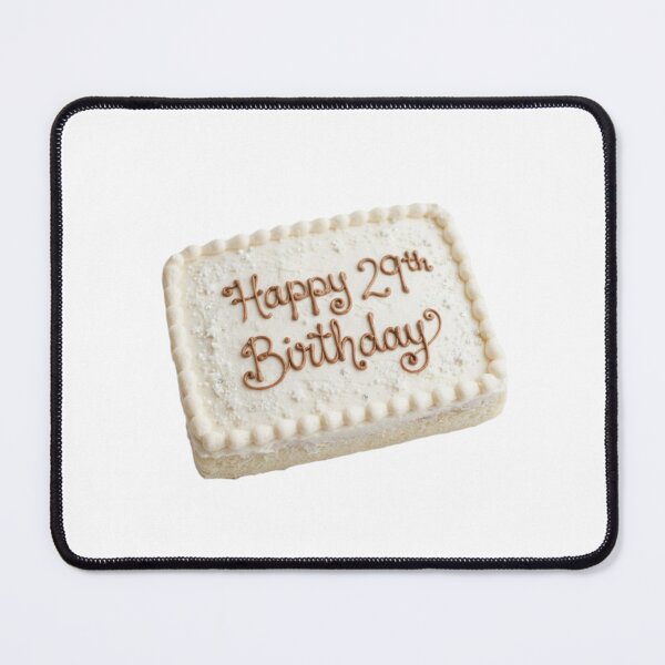 Item preview, Happy 29th birthday 29 cute adorable cake party vanilla white kawaii designed and sold by CheeseBlueprint.
