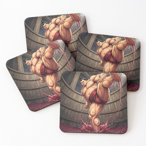 Item preview, Sumo Wrestler Making Wine with Shiko designed and sold by japaneseries.