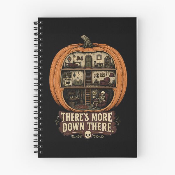 Item preview, There’s More Down There – Surreal Pumpkin Haunted House designed and sold by CalmDownZone ⭐️⭐️⭐️⭐️⭐️.