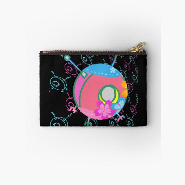 Item preview, Cute Robot Donut Flower Spaceship Character designed and sold by MigWhimsy.