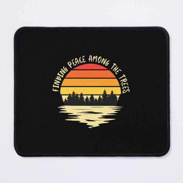 Item preview, Finding Peace Among The Trees Sunset Lake Retro designed and sold by hogonmdgraben.