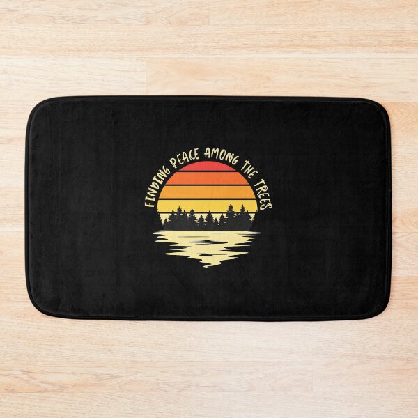 Item preview, Finding Peace Among The Trees Sunset Lake Retro designed and sold by hogonmdgraben.
