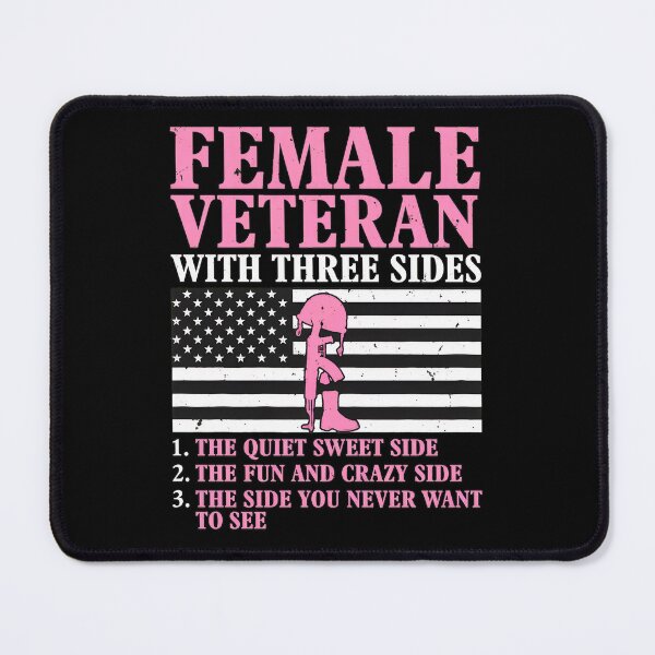 Item preview, Female Veteran With Three Sides Boot Helmet US Flag designed and sold by zeunerdzmowrisl.