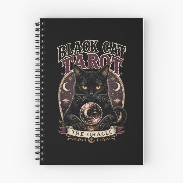 Item preview, BLACK CAT TAROT The Oracle Halloween Vintage Screen Print designed and sold by RoyesButler.