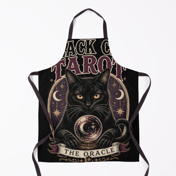 Item preview, BLACK CAT TAROT The Oracle Halloween Vintage Screen Print designed and sold by RoyesButler.