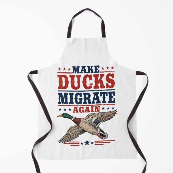 Item preview, Make Ducks Migrate Again Funny Duck Hunting Parody Shirt designed and sold by Mahilis.