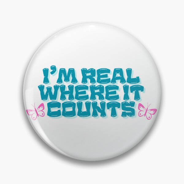 Item preview, "Real Where It Counts" Dolly Parton Quote designed and sold by AnimaliaStar.