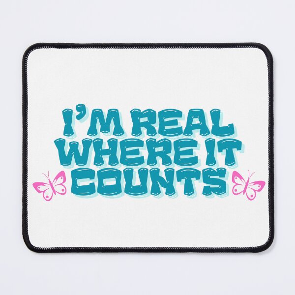 Item preview, "Real Where It Counts" Dolly Parton Quote designed and sold by AnimaliaStar.