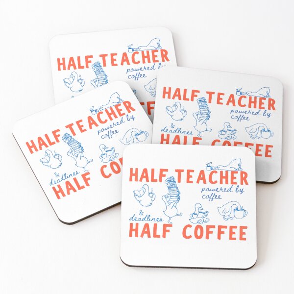 Item preview, Goose Half Teacher Half Coffee Back to School T-Shirt designed and sold by APdzain.