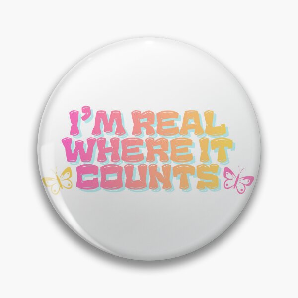 Item preview, "Real Where It Counts" Dolly Parton Quote designed and sold by AnimaliaStar.