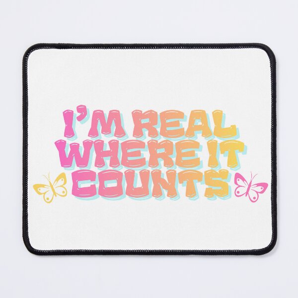 Item preview, "Real Where It Counts" Dolly Parton Quote designed and sold by AnimaliaStar.