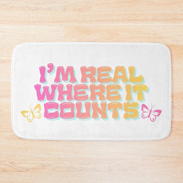 Item preview, "Real Where It Counts" Dolly Parton Quote designed and sold by AnimaliaStar.