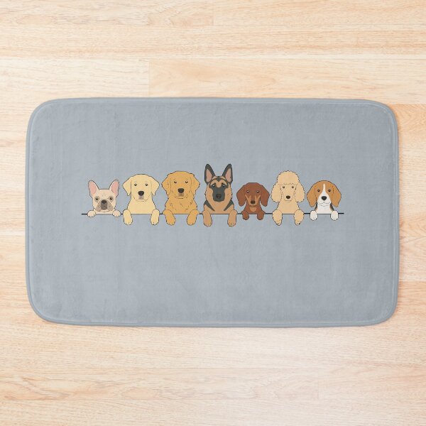 Item preview, Dog Breeds Peeking Together for Dog Lovers designed and sold by FreshVibe Prints.