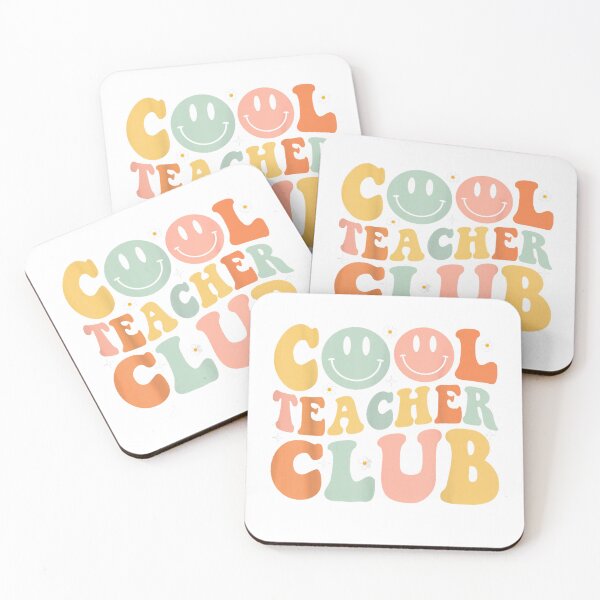 Item preview, Groovy Retro Cool Teacher Club Shirt Funny Smile Happy Face T-Shirt designed and sold by saja0771.