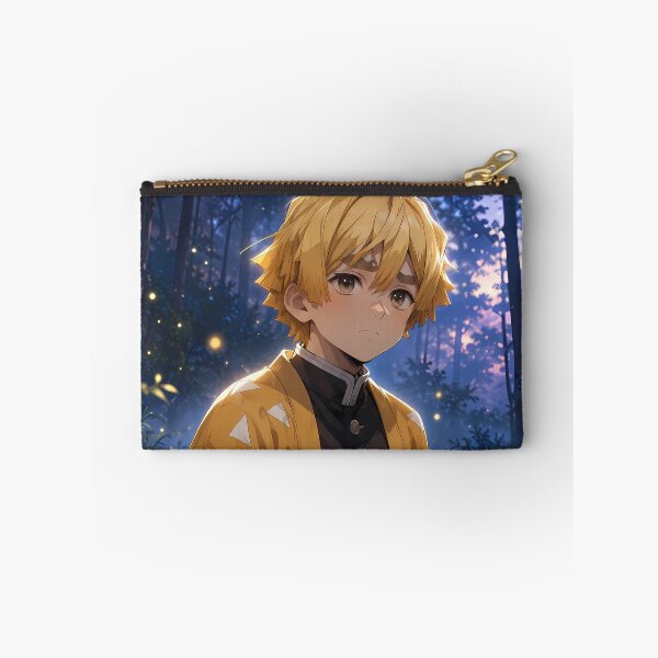 Item preview, Zenitsu Agatsuma Demon Slayer Firefly Forest Evening designed and sold by SolenneAzur.
