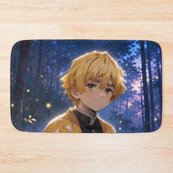 Item preview, Zenitsu Agatsuma Demon Slayer Firefly Forest Evening designed and sold by SolenneAzur.