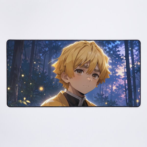 Item preview, Zenitsu Agatsuma Demon Slayer Firefly Forest Evening designed and sold by SolenneAzur.