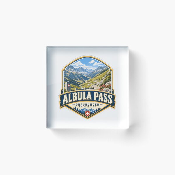 Item preview, Albula Pass Graubünden Switzerland Mountain Pass Traveler designed and sold by Star3NowForMe.