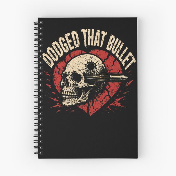 Item preview, Dodged That Bullet Breakup Survivor Relationship Overcomer Sarcasm designed and sold by RetroMini2026.