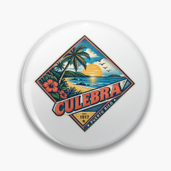 Item preview, Culebra Est. 1917 Puerto Rico Island Beach Travel Souvenir designed and sold by Simsimah26Parks.