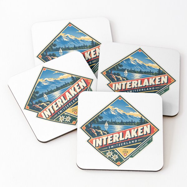 Item preview, Interlaken Switzerland Est. 1133 Bernese Oberland Swiss Travel Visitor designed and sold by Simsimah26Parks.
