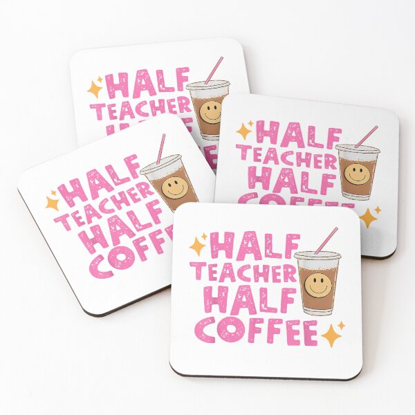 Item preview, Half Teacher Half Coffee Teach Repeat Shirt T-Shirt designed and sold by Atros.