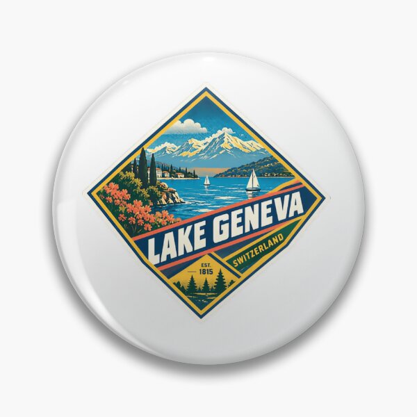 Item preview, Lake Geneva Switzerland Est 1815 European Travel Vacation designed and sold by Simsimah26Parks.