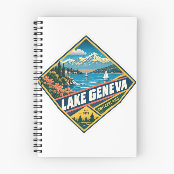 Item preview, Lake Geneva Switzerland Est 1815 European Travel Vacation designed and sold by Simsimah26Parks.