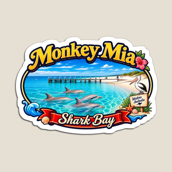 Item preview, Monkey Mia (Shark Bay) designed and sold by yunamaliskova.