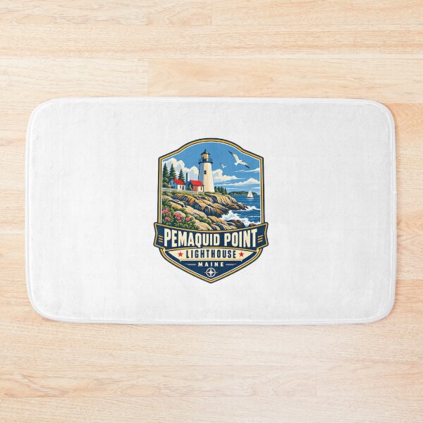Item preview, Pemaquid Point Lighthouse Maine Vacation Travel Souvenir designed and sold by Star3NowForMe.