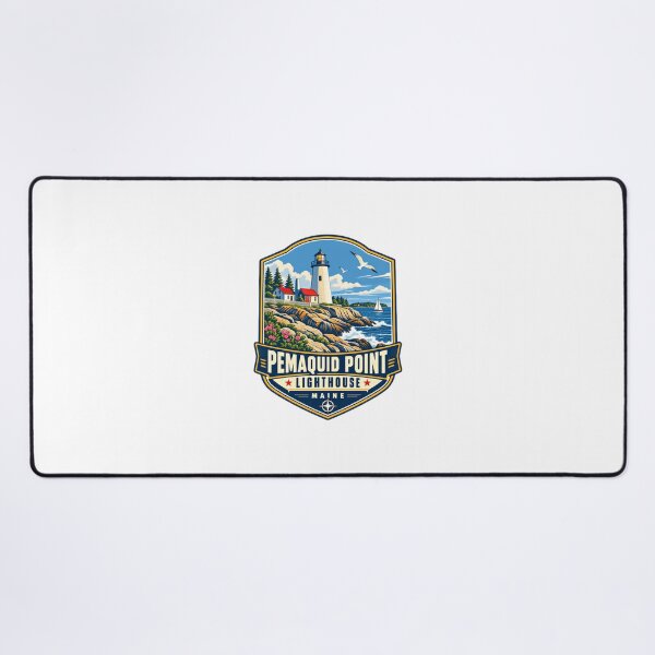 Item preview, Pemaquid Point Lighthouse Maine Vacation Travel Souvenir designed and sold by Star3NowForMe.