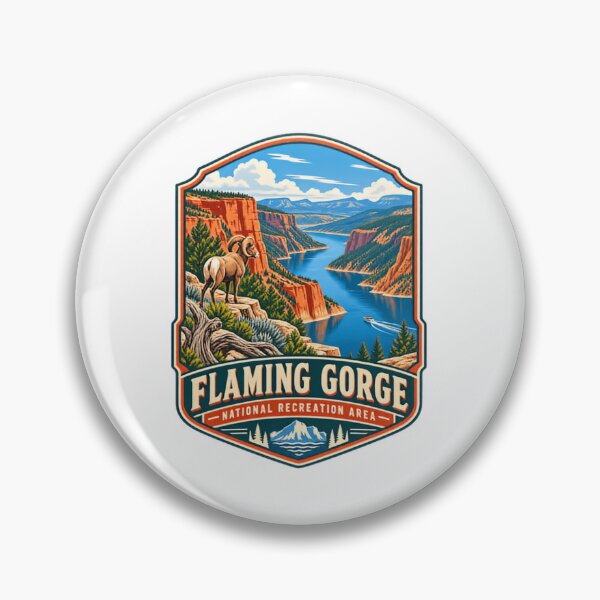 Item preview, Flaming Gorge National Recreation Area Travel Adventure Visitor designed and sold by Star3NowForMe.