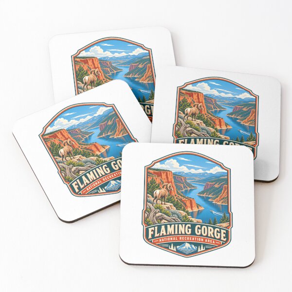 Item preview, Flaming Gorge National Recreation Area Travel Adventure Visitor designed and sold by Star3NowForMe.
