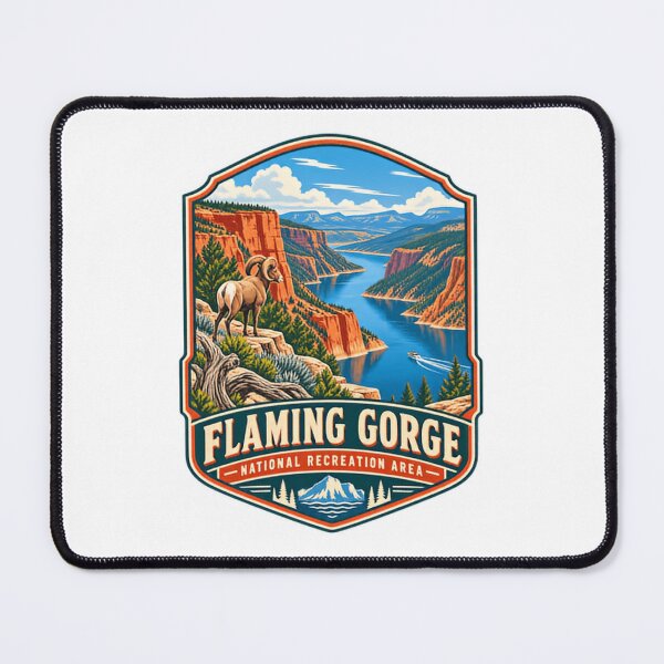 Item preview, Flaming Gorge National Recreation Area Travel Adventure Visitor designed and sold by Star3NowForMe.