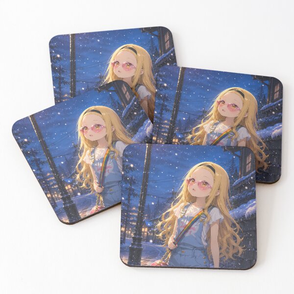 Item preview, Marina Kirarazaka Takopi Original Sin Quiet Snowy Village Night designed and sold by SolenneAzur.