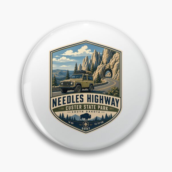 Item preview, Needles Highway Custer State Park South Dakota Travel Explorer Scenic Route designed and sold by Star3NowForMe.