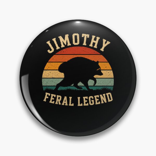 Item preview, Jimothy Feral Legend Raccoon Wildlife Animal Lover designed and sold by RetroMini2026.