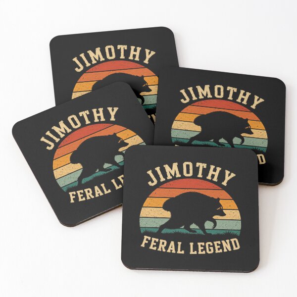 Item preview, Jimothy Feral Legend Raccoon Wildlife Animal Lover designed and sold by RetroMini2026.