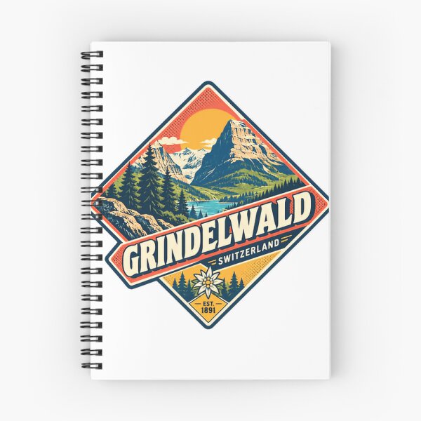 Item preview, Grindelwald Switzerland Est. 1891 Alpine Travel Souvenir Mountain Hiking designed and sold by Simsimah26Parks.