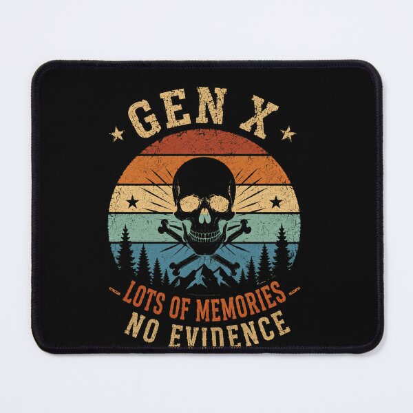 Item preview, Gen X Lots Of Memories No Evidence Generation Xers Humor designed and sold by RetroMini2026.